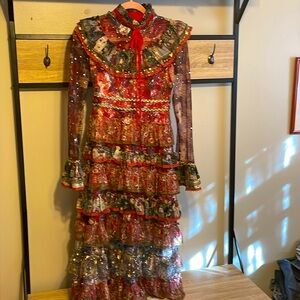 NWT BURRYCO Long Fancy Dress